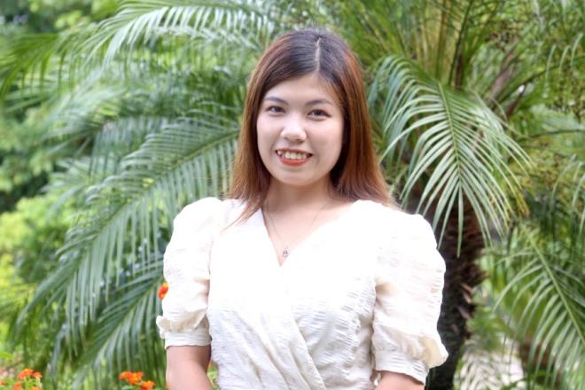 Nguyễn Thị Minh Hòa, thủ khoa đầu ra của Trường ĐH Ngoại thương.