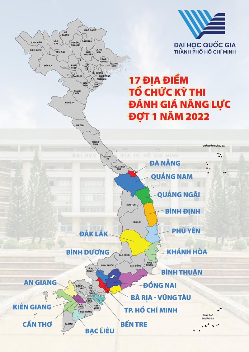 Đại học Quốc gia TP HCM thi đánh giá năng lực tại 17 tỉnh, thành ảnh 1